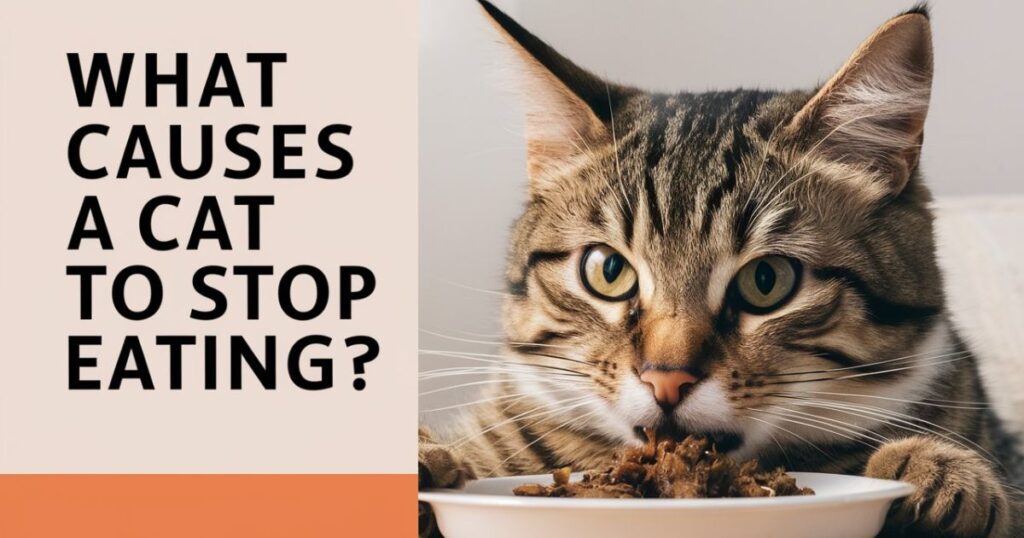 What causes a cat to stop eating?