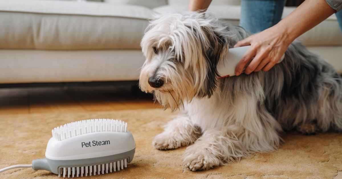 pet steam brush